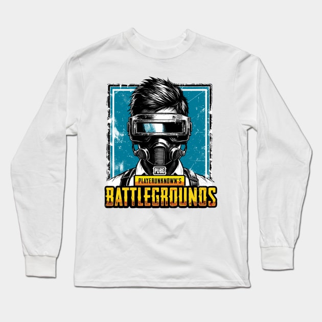 PUBG Playerunknown's Battlegrounds Long Sleeve T-Shirt by aswIDN